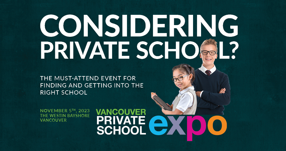 Vancouver Private School Expo banner