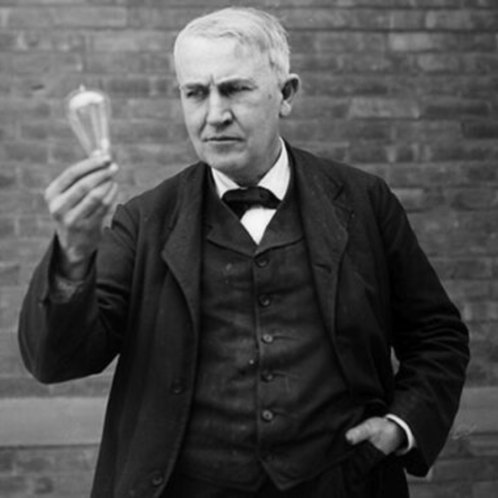 Thomas Edison

Image credit: https://www.weareteachers.com/famous-inventors/