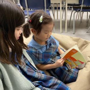 Students reading