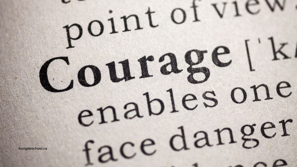 September Virtue of the Month at HongDe: Courage