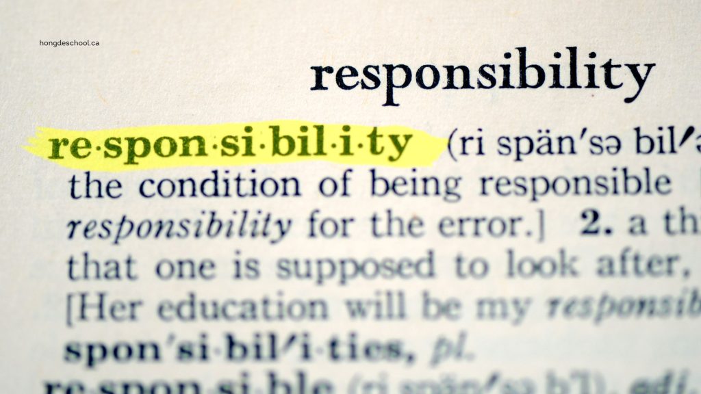 Meaning of responsibility