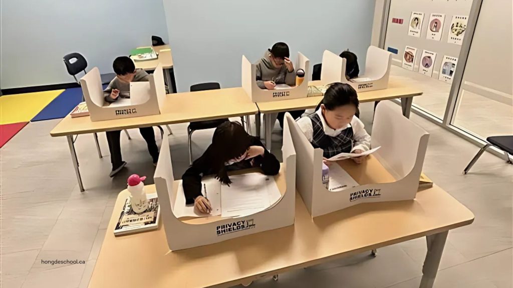 HongDe students participating in Canada Jay Math Contest